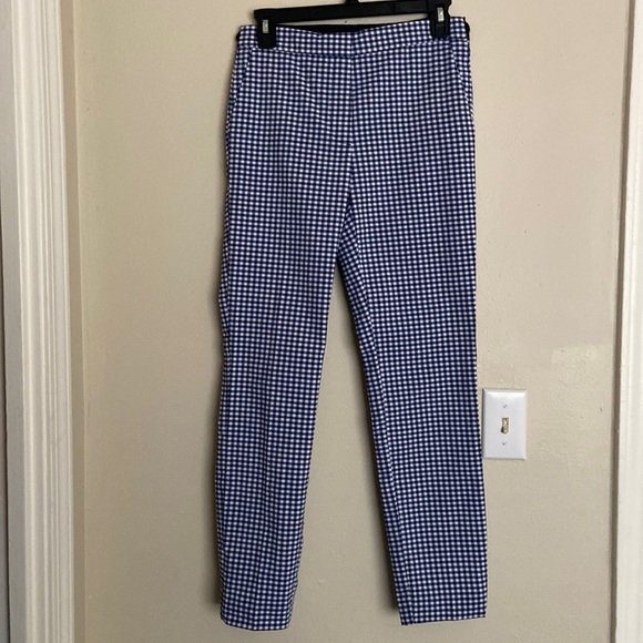 Zara womans gingham pants - Picture 1 of 5